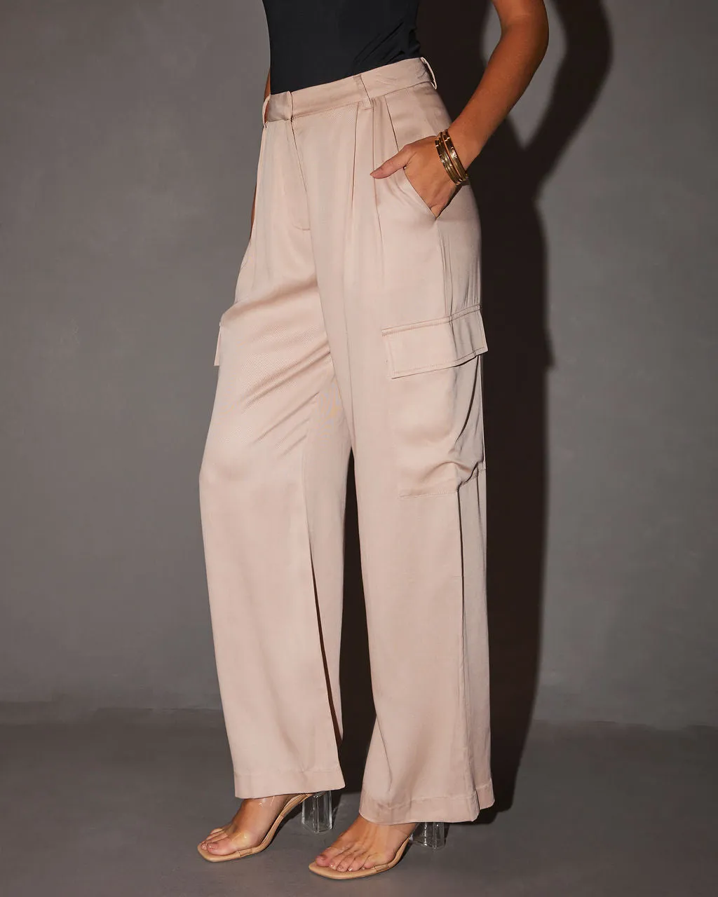 Adelyn Mid Rise Cargo Trousers sold by Vici product image thumbnail 2