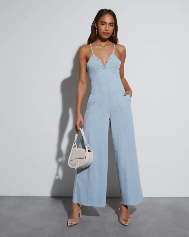 Greta Pocketed Jumpsuit made by Vici