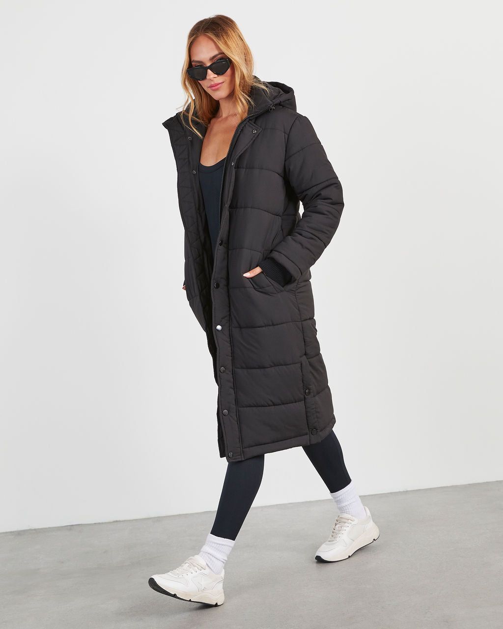 Ice Breaker Hooded Long Puffer Coat sold by Vici product image thumbnail 2