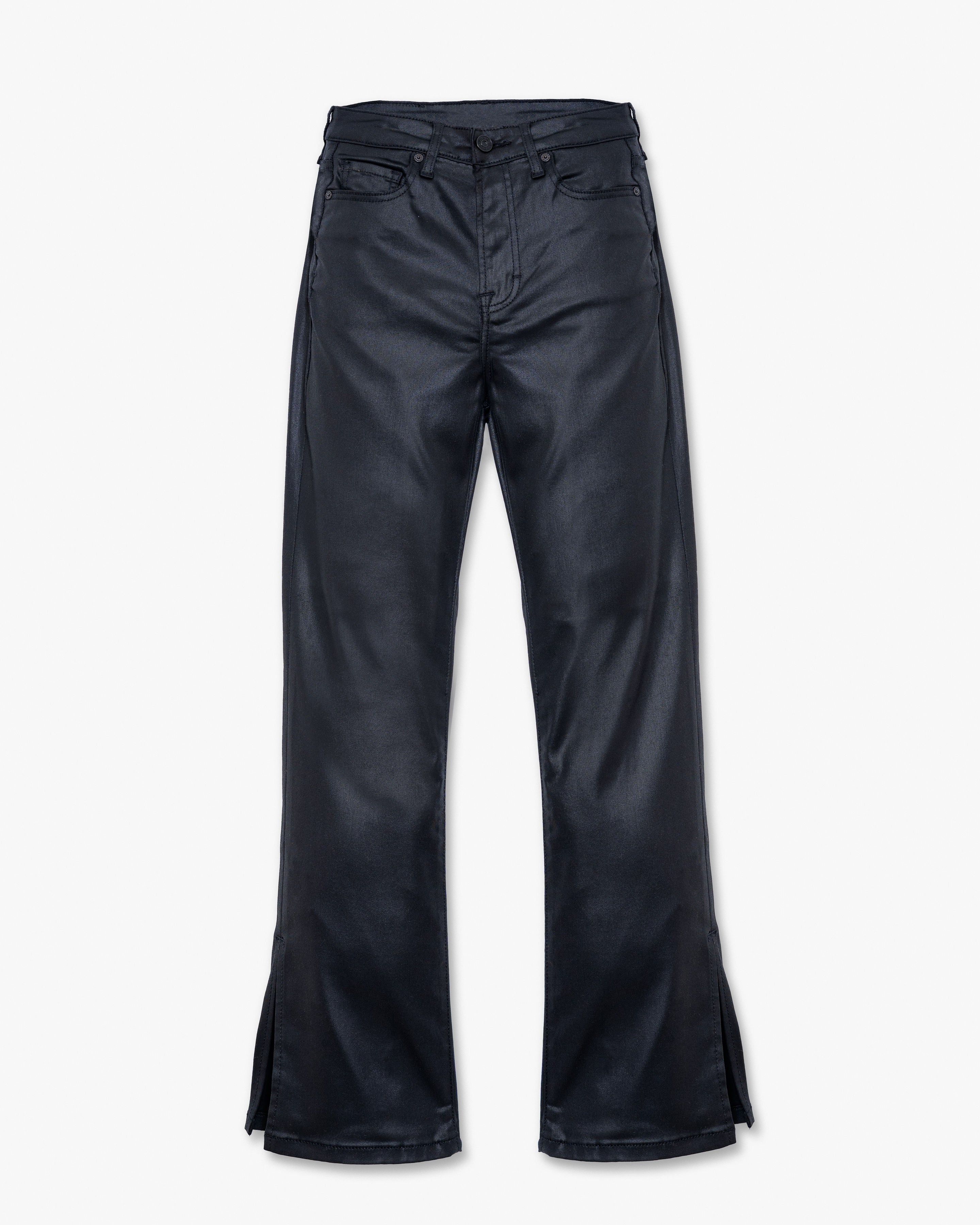 Wednesday High Rise Coated Bootcut Pants - Black sold by Vici product image thumbnail 3