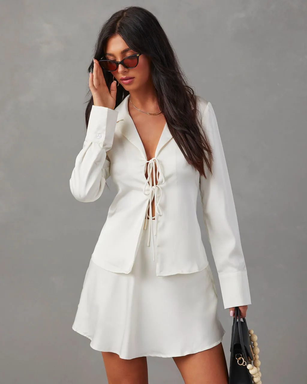 Steal The Spotlight Mini Skirt sold by Vici product image thumbnail 5