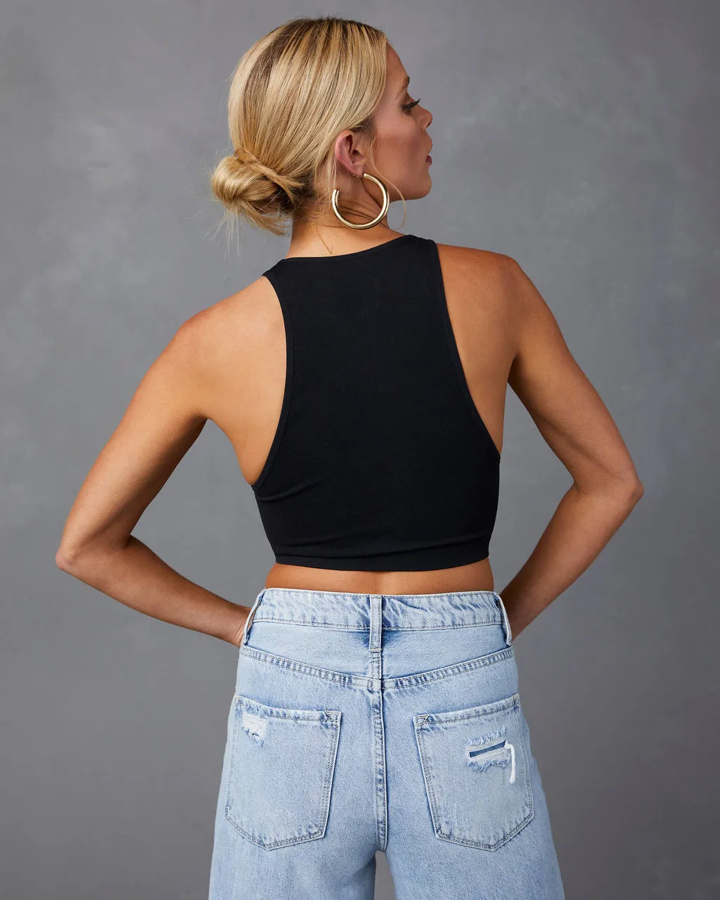 Almina Cutout Crop Top sold by Vici