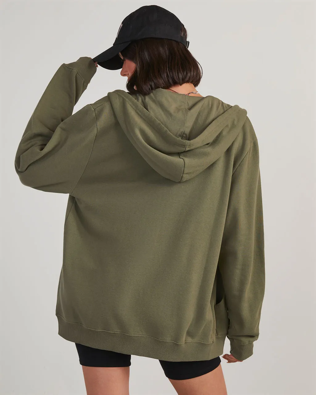 VICI Zip Up Oversized Hoodie sold by Vici product image thumbnail 4