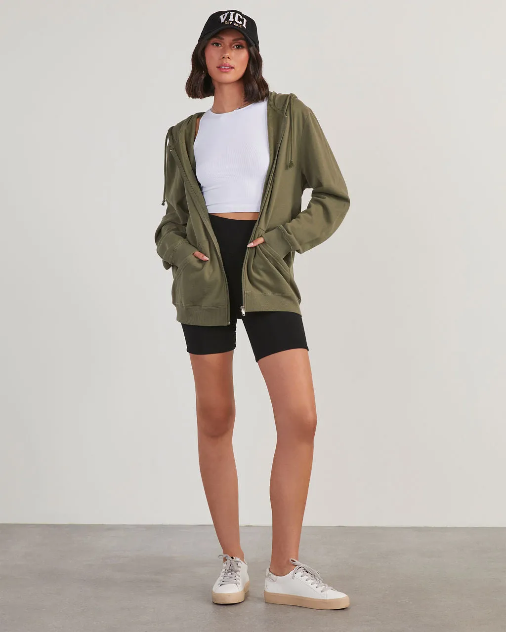 VICI Zip Up Oversized Hoodie sold by Vici product image thumbnail 2