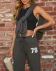Touchdown Graphic Joggers sold by Vici