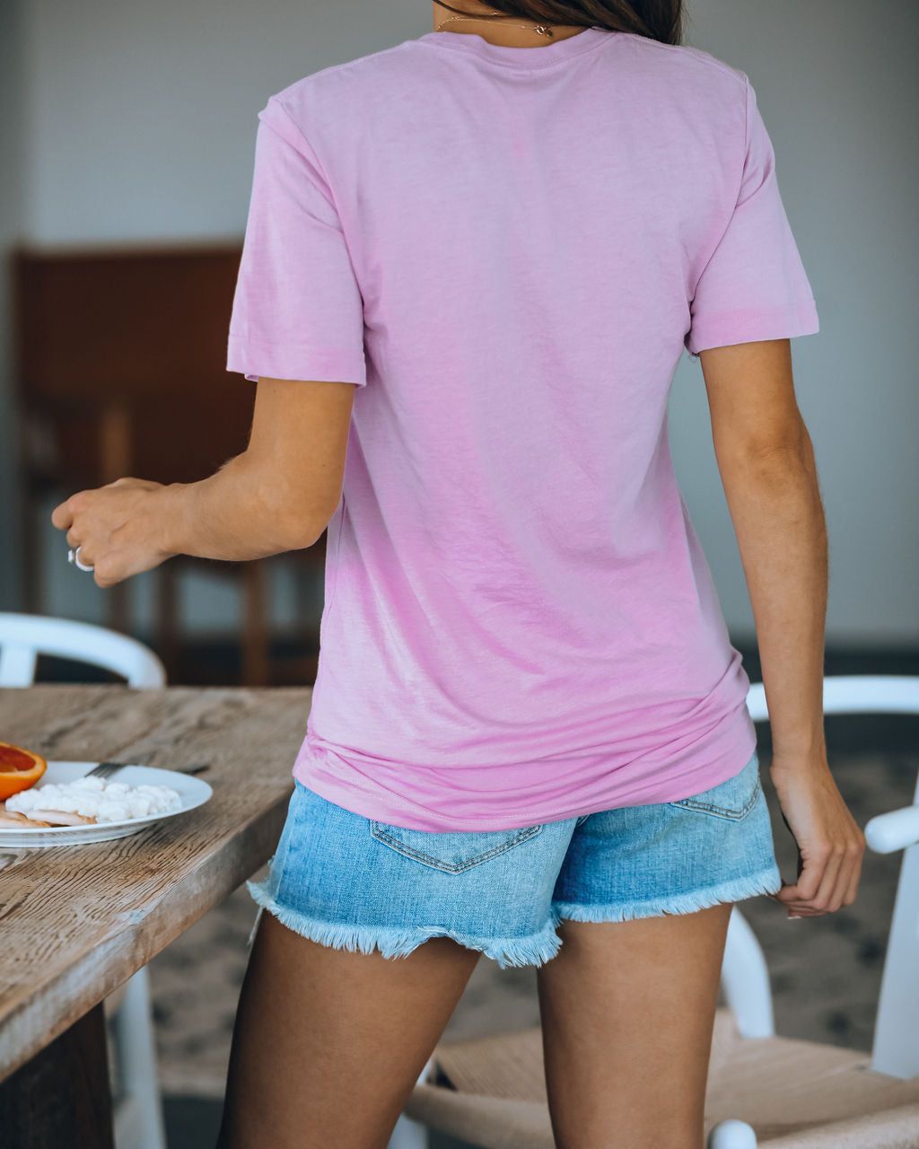 Champagne For Breakfast Tee - FINAL SALE sold by Vici product image thumbnail 2