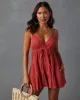 Shelby Cotton Pocketed Tiered Romper sold by Vici