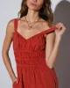 Dolly Ruched Pocketed Jumpsuit sold by Vici