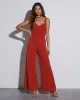 Dolly Ruched Pocketed Jumpsuit sold by Vici