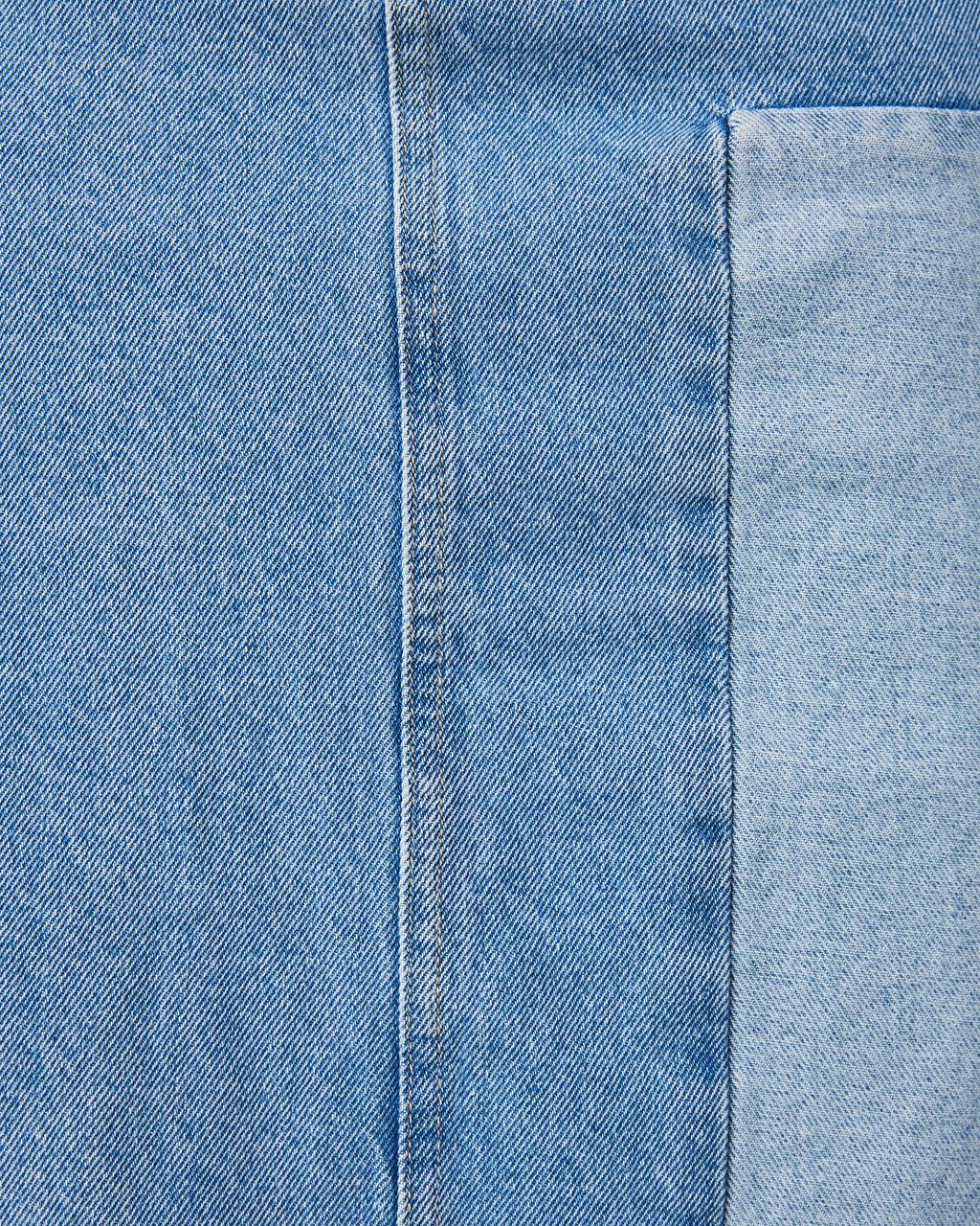 Amryn Two Tone Denim Midi Skirt - Light Wash - SALE sold by Vici product image thumbnail 3