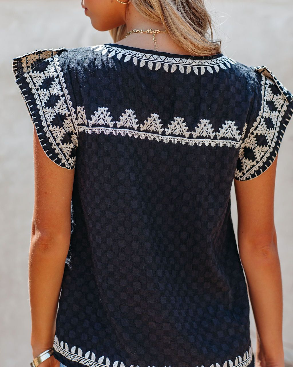 Montebello Embroidered Top - FINAL SALE sold by Vici product image thumbnail 2