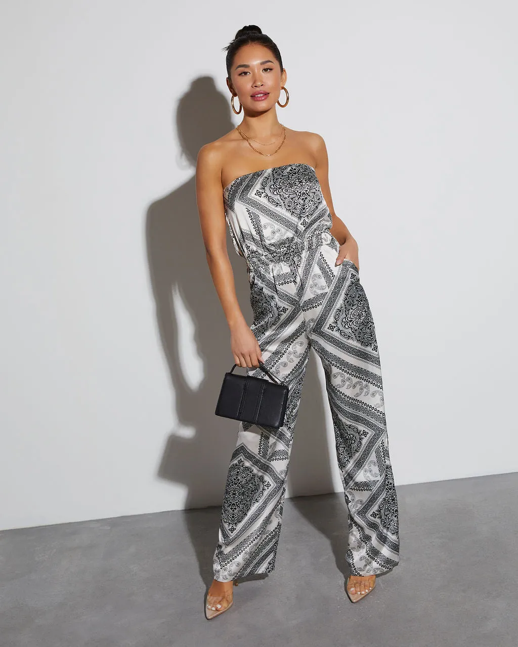 Meadow Strapless Jumpsuit sold by Vici product image thumbnail 2