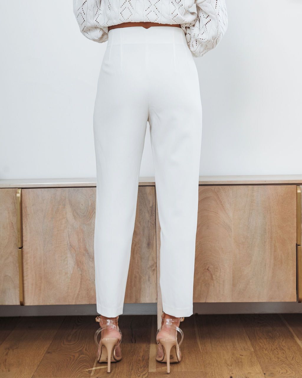 Paz Pocketed High Waisted Straight Leg Pants sold by Vici product image thumbnail 4