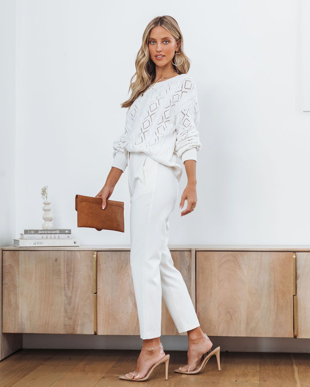 Paz Pocketed High Waisted Straight Leg Pants sold by Vici product image thumbnail 5