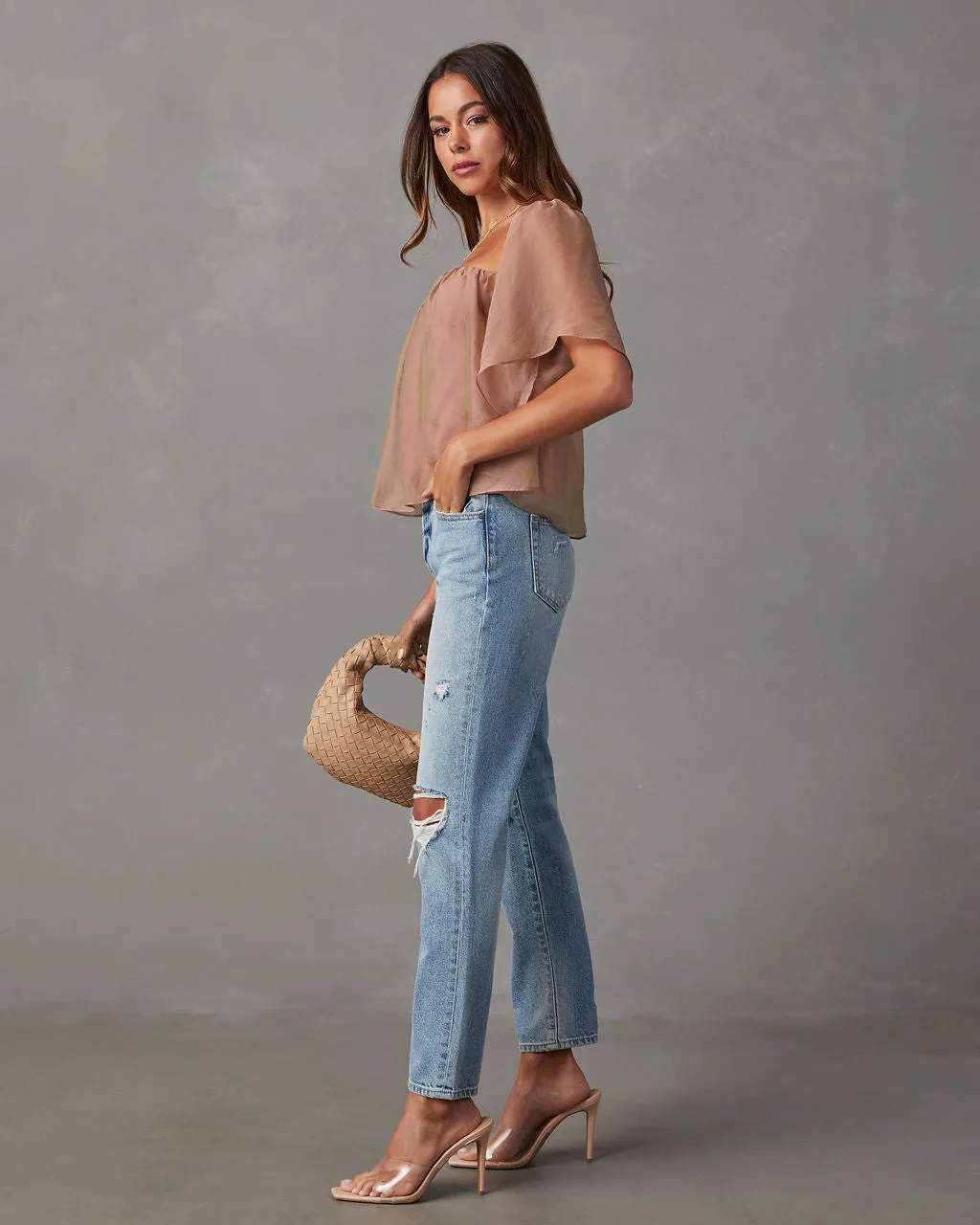 Cayla Chiffon Off The Shoulder Top sold by Vici product image thumbnail 3