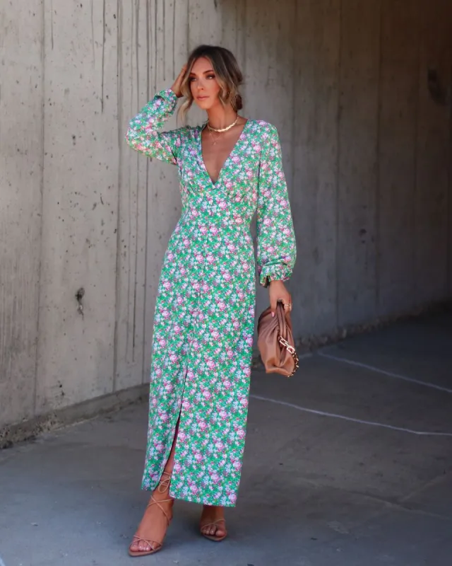 Elouisa Floral Maxi Dress sold by Vici
