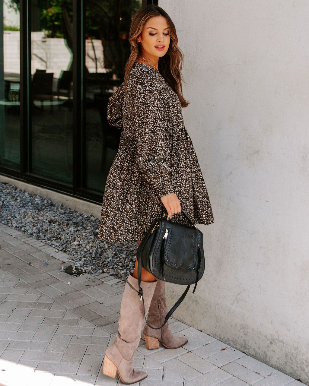 Genevieve Floral Babydoll Dress - FINAL SALE sold by Vici product image thumbnail 10