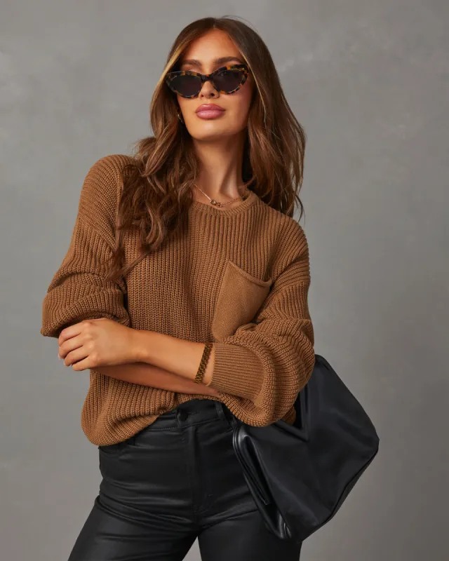 Kerry Relaxed Long Sleeve Sweater Top sold by Vici