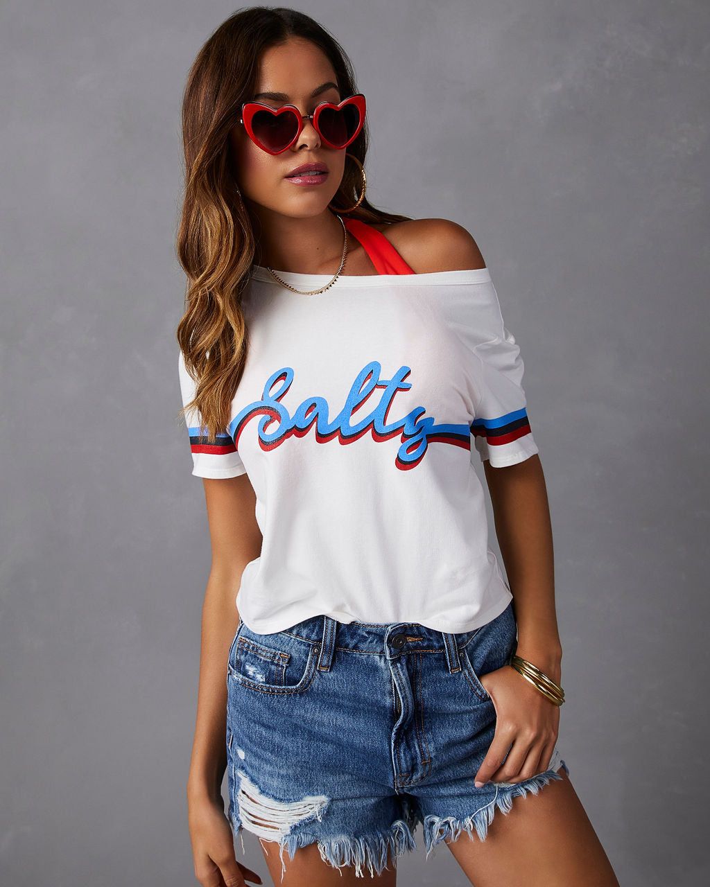 Salty Cotton Tee - FINAL SALE sold by Vici product image thumbnail 6
