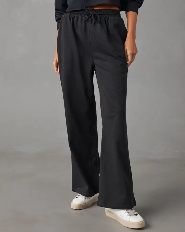 Reeds Drawstring Wide Leg Sweatpants sold by Vici