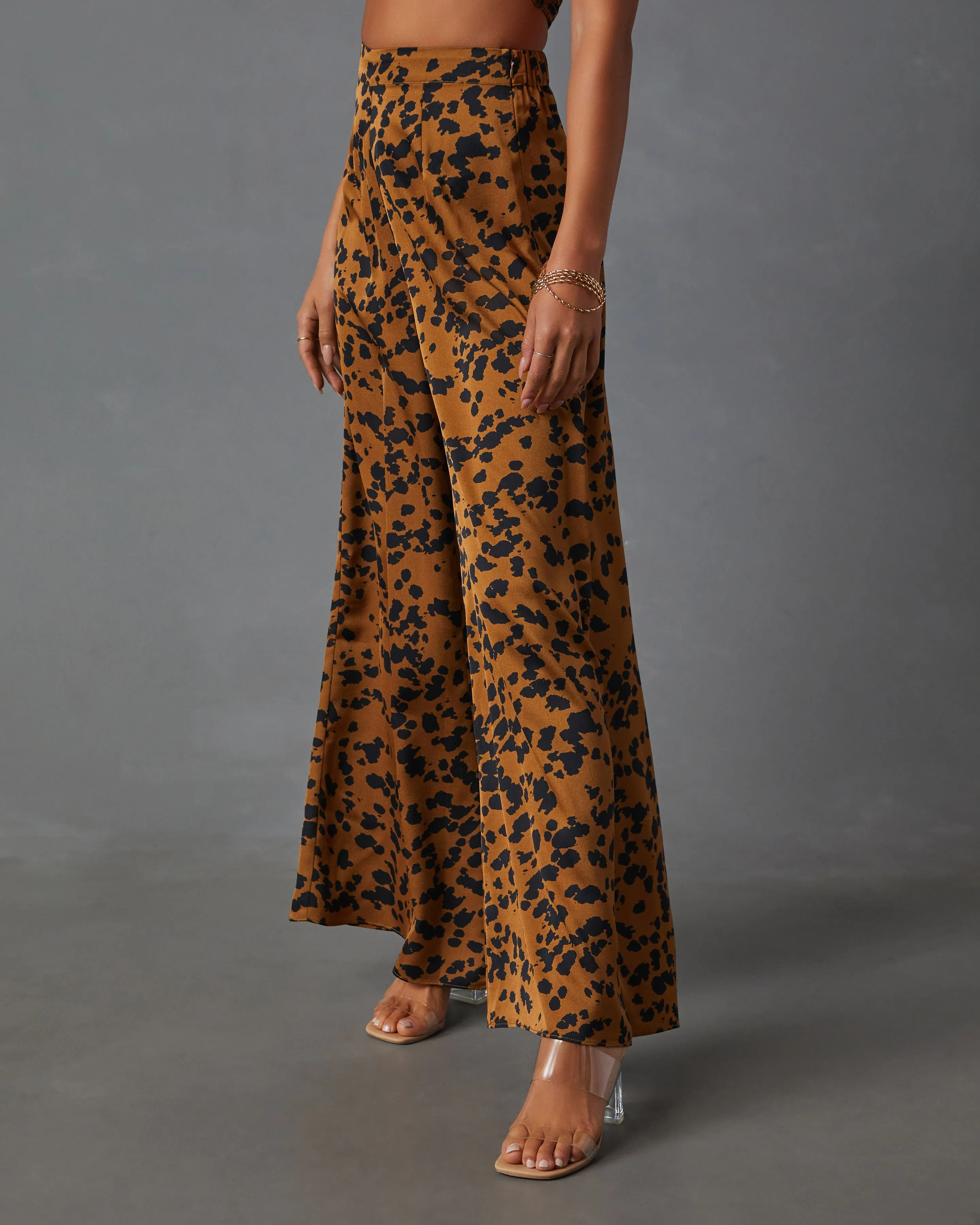 Easy Tiger Animal Print Wide Leg Pant sold by Vici product image thumbnail 4