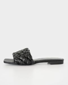 Apron Braided Sandals - Black - FINAL SALE sold by Vici