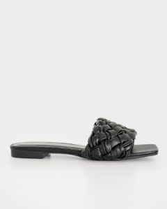 Apron Braided Sandals - Black - FINAL SALE sold by Vici