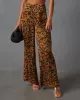 Easy Tiger Animal Print Wide Leg Pant sold by Vici