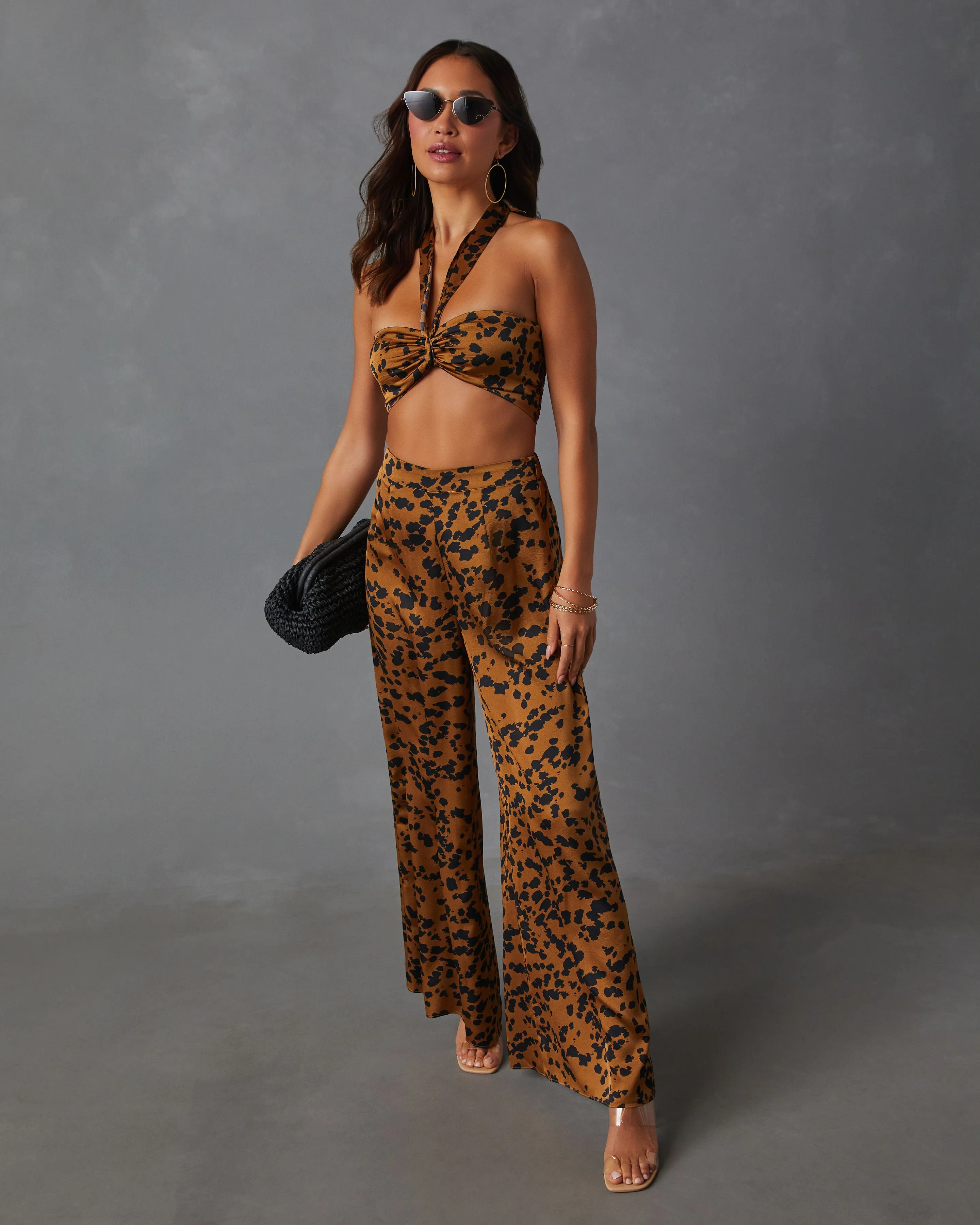 Easy Tiger Animal Print Wide Leg Pant | Parallel