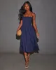 Fawn Smocked A-Line Midi Dress sold by Vici