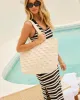 Let's Escape Woven Tote Bag sold by Vici