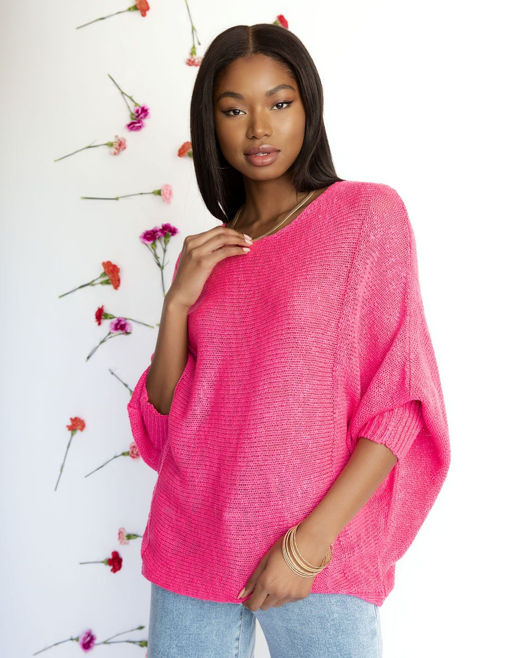 Unstoppable Me Dolman Knit Sweater sold by Vici