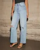 VICI Icon Super Stretch High Rise Straight Jeans sold by Vici