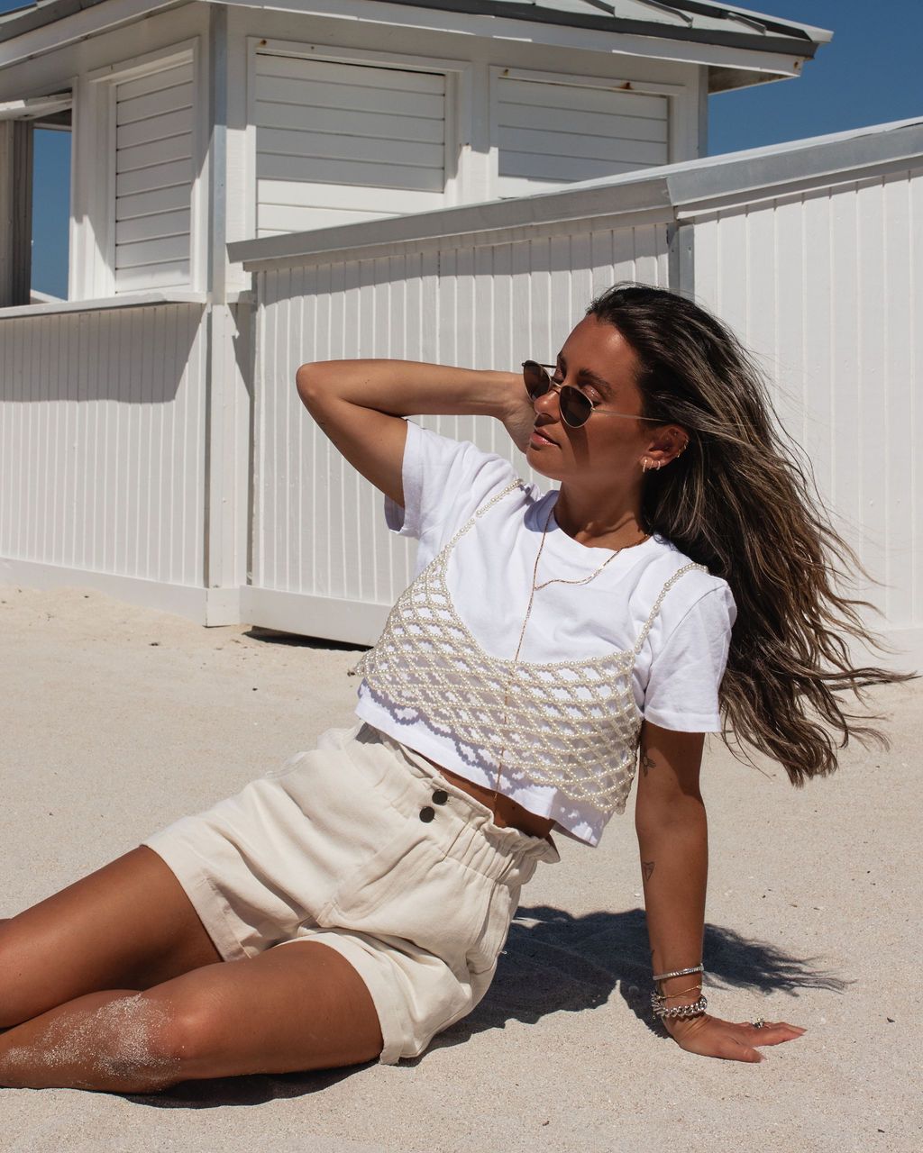 Mother Of Pearl Bralette sold by Vici