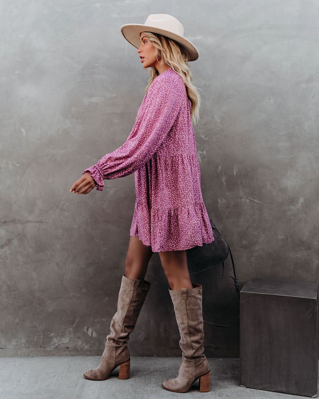 Korban Floral Tiered Babydoll Dress - FINAL SALE sold by Vici product image thumbnail 9