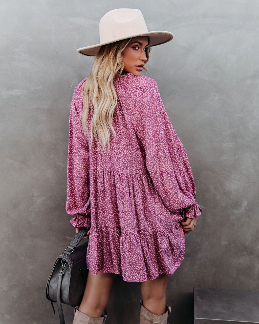 Korban Floral Tiered Babydoll Dress - FINAL SALE sold by Vici product image thumbnail 2