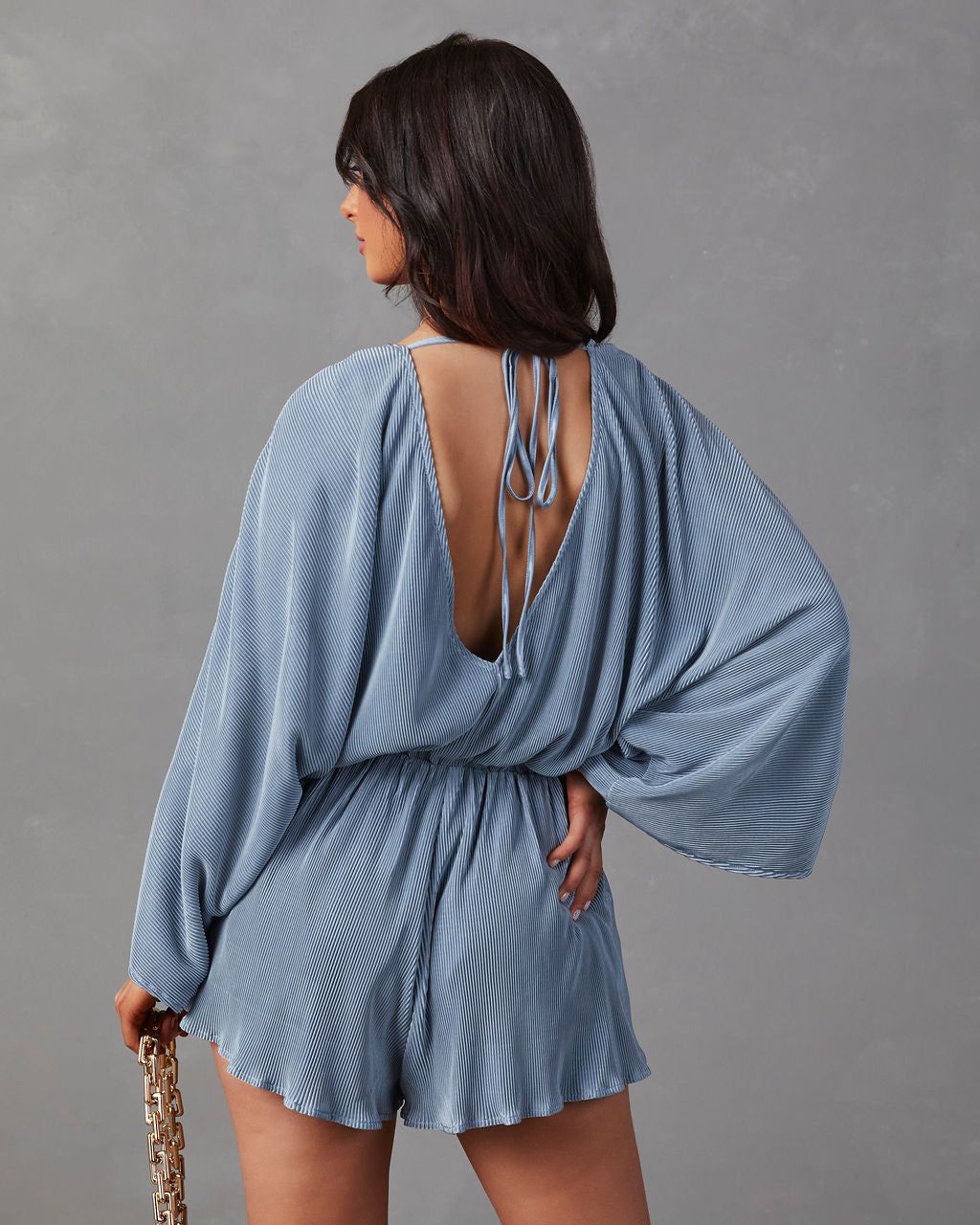 Lanie Plisse Romper sold by Vici product image thumbnail 4