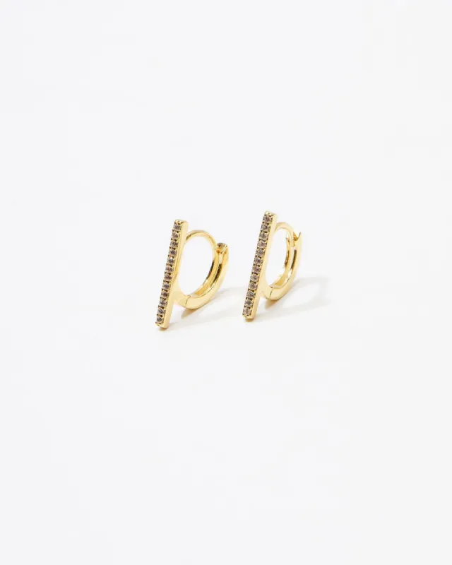 Straight Lane Huggies - Gold sold by Vici