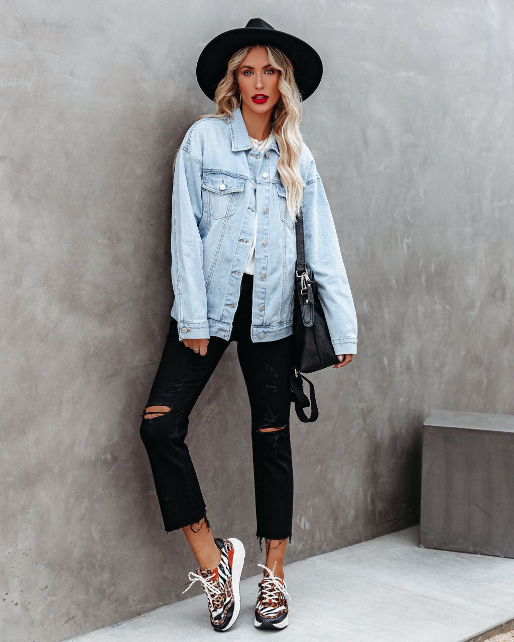 Rucker Pocketed Denim Jacket - FINAL SALE sold by Vici product image thumbnail 6