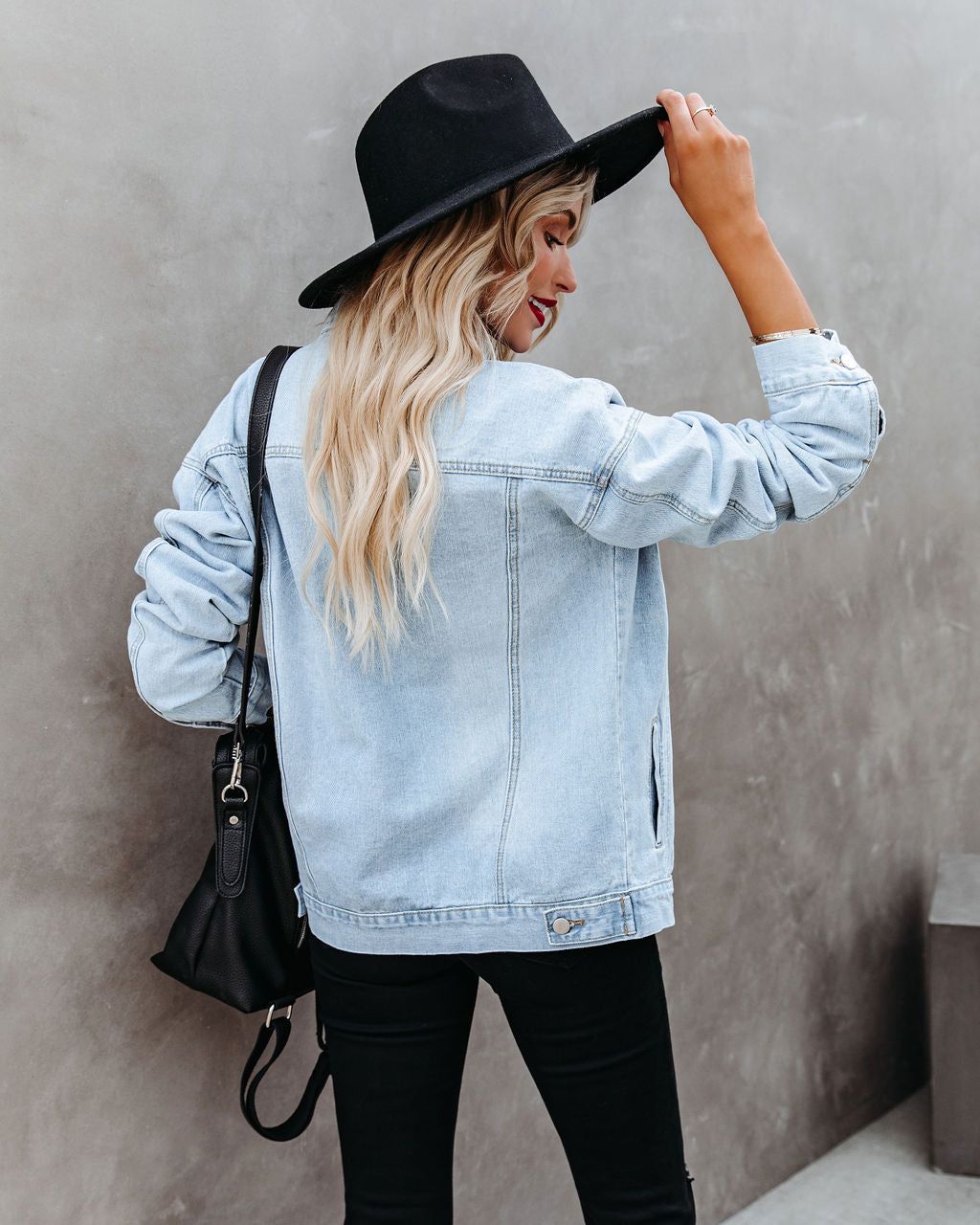Rucker Pocketed Denim Jacket - FINAL SALE sold by Vici product image thumbnail 2