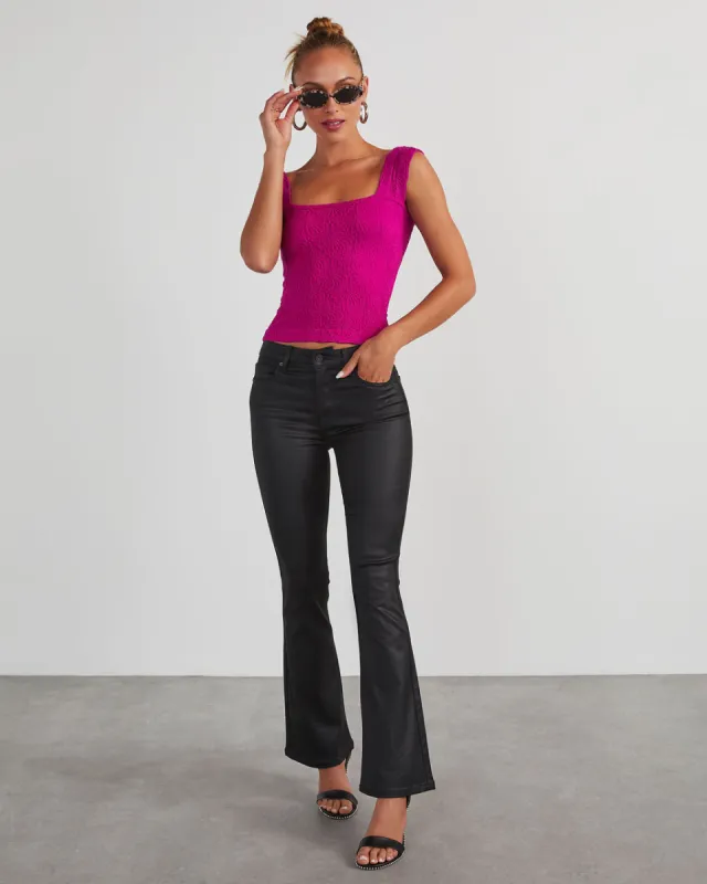 Yessi High Rise Flare Jeans sold by Vici