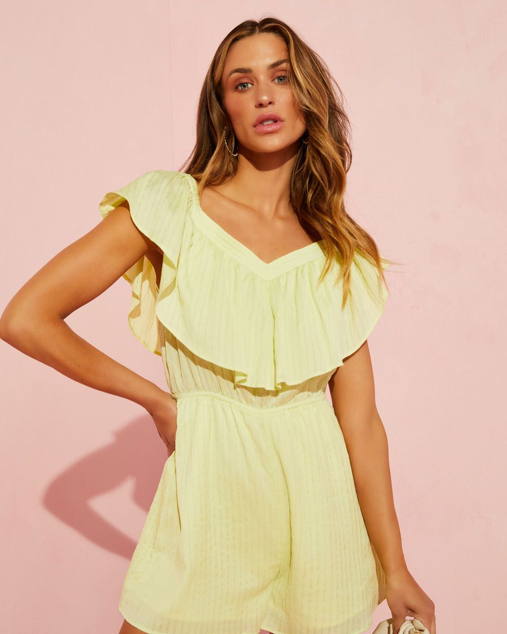 Nolita Off The Shoulder Romper sold by Vici product image thumbnail 5