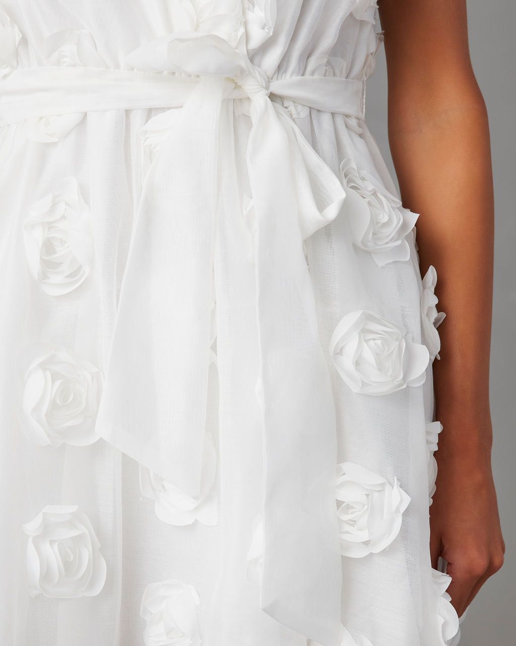 Akia Floral Embellished Mini Dress - White - FINAL SALE sold by Vici product image thumbnail 3