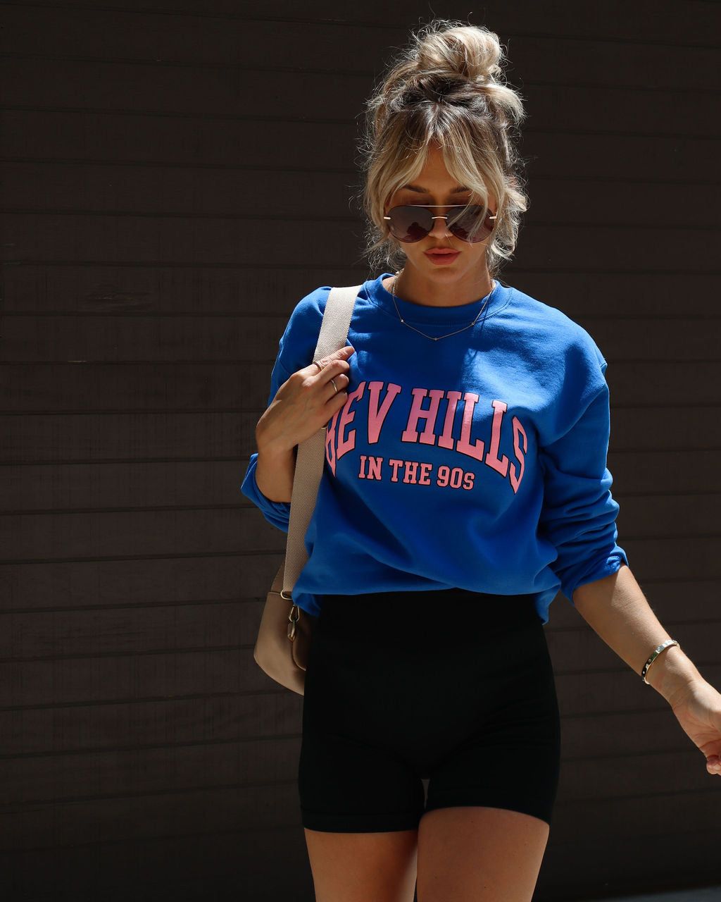 Bev Hills 90'S Cotton Blend Sweatshirt sold by Vici product image thumbnail 4