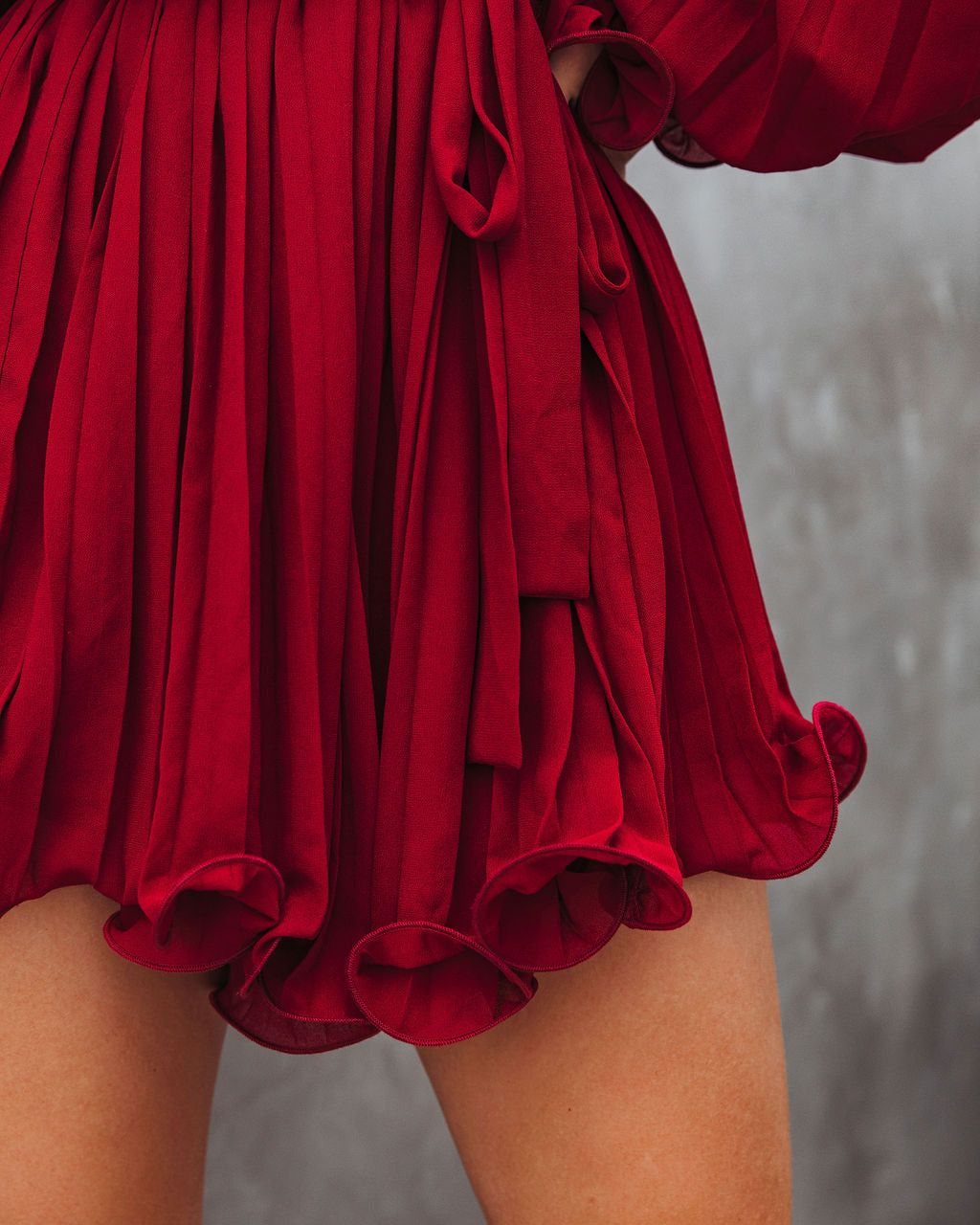 Found Love Pleated Romper sold by Vici product image thumbnail 4