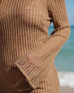 Temecula Sheer Crochet Dress sold by Vici