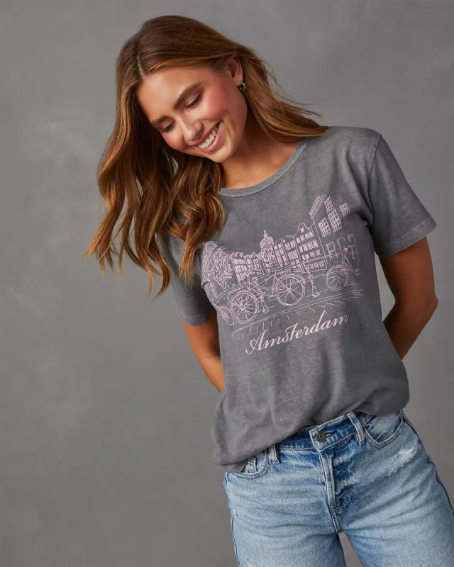 Amsterdam Graphic Tee sold by Vici