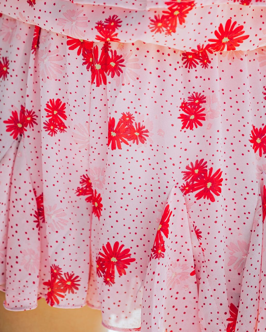 Swan Song Floral Off The Shoulder Romper - FINAL SALE sold by Vici product image thumbnail 4