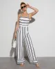 Gradey Striped Wide Leg Jumpsuit sold by Vici