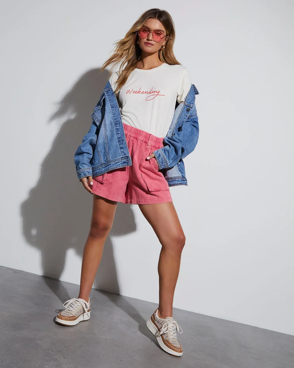 Weekending Cotton Graphic Tee sold by Vici product image thumbnail 2